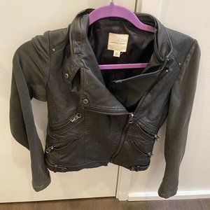 Urban Outfitters vegan leather motorcycle jacket